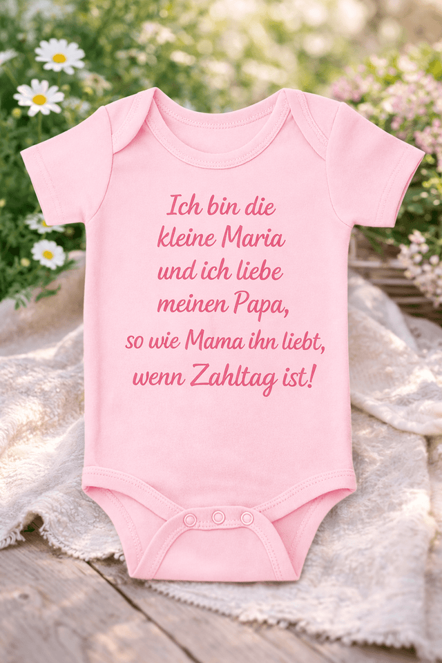 Personalisierter Baby Body mit Name & Foto – Süßes Babygeschenk