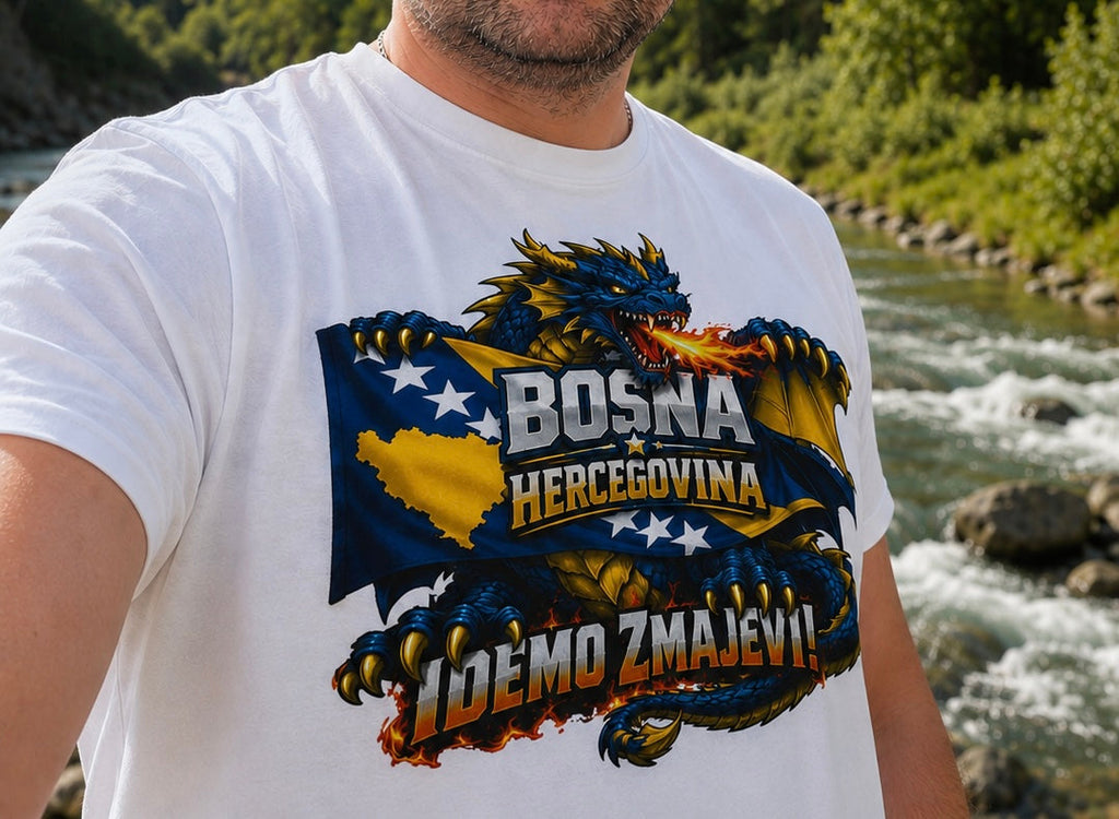 Bosna & Hercegovina – Idemo Zmajevi T-Shirt