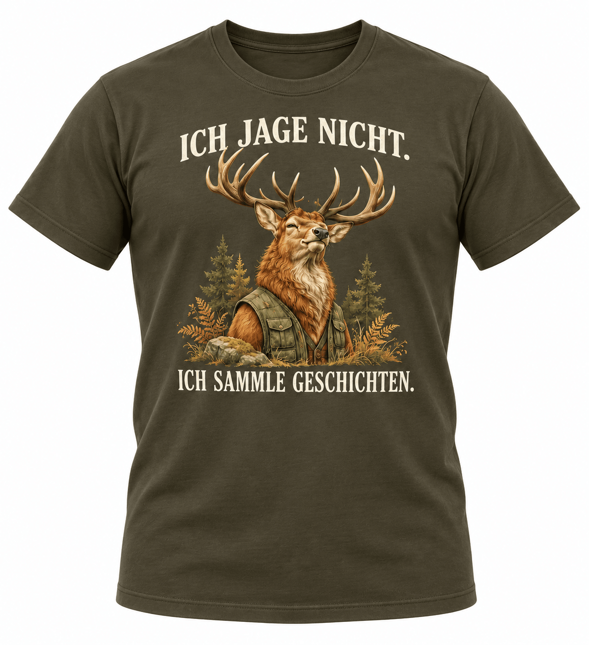 Jäger T-Shirt mit lustigen Tiermotiven und Jagdsprüchen