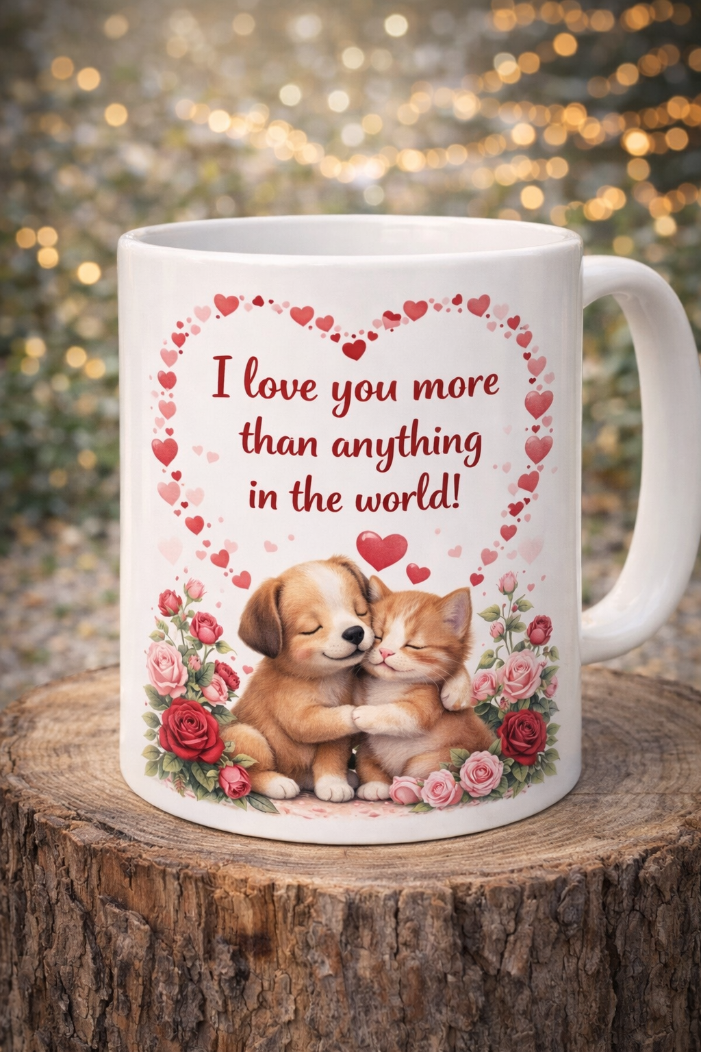Valentinstag Tasse personalisiert