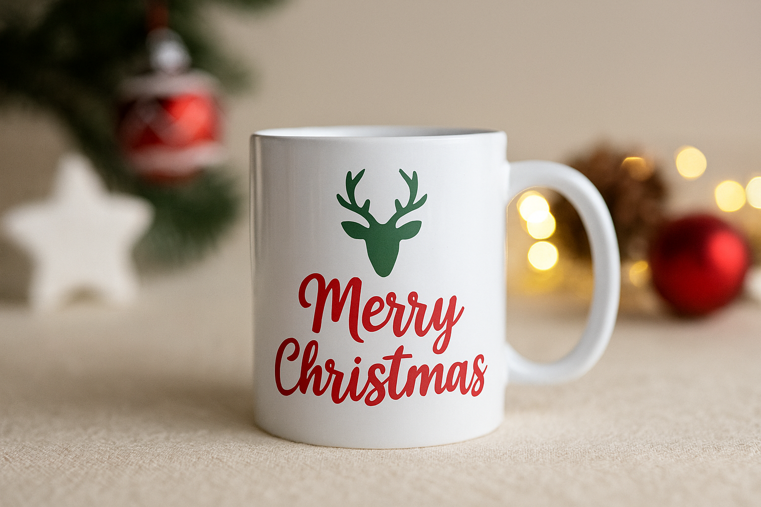 Personalisierte Weihnachts- und Neujahrstassen PrintB