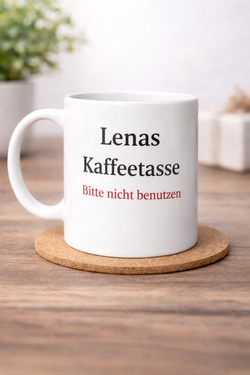 Personalisierte Tasse mit Namen und Wunschtext