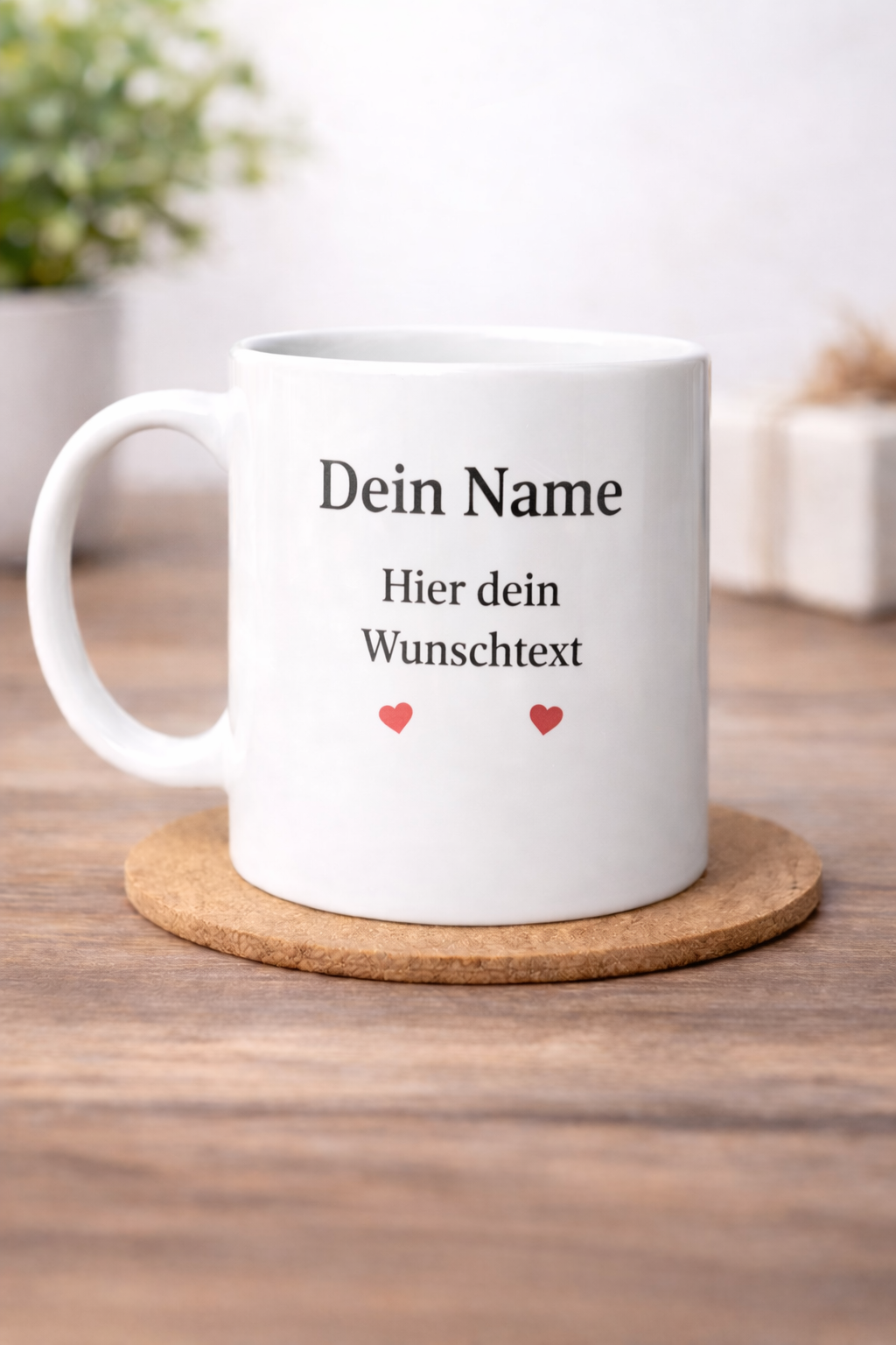 Personalisierte Tasse mit Namen und Wunschtext