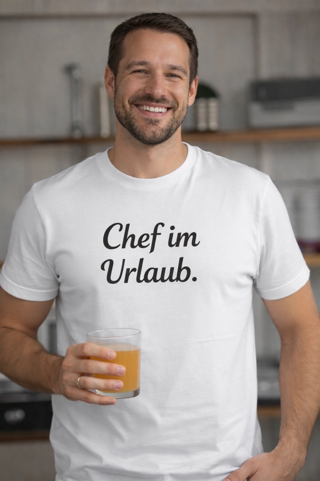 Chef im Urlaub T-Shirt - Lustiges Urlaubsgeschenk | PrintB