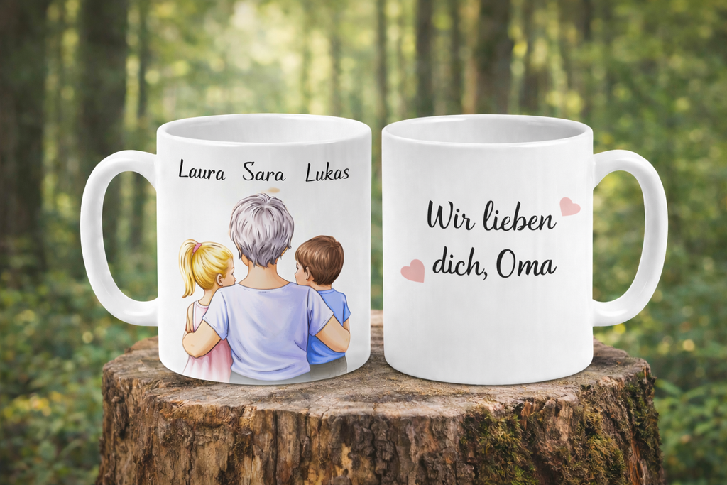 Personalisierte Tassen Oma
