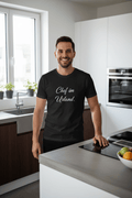 Chef im Urlaub crna majica bez soka