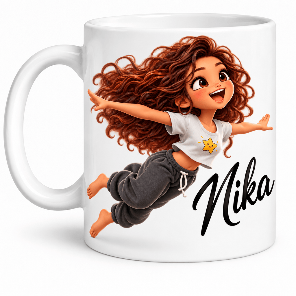 Personalisierte Tasse mit Namen – 3D-Cartoon, Berufe & Spaß