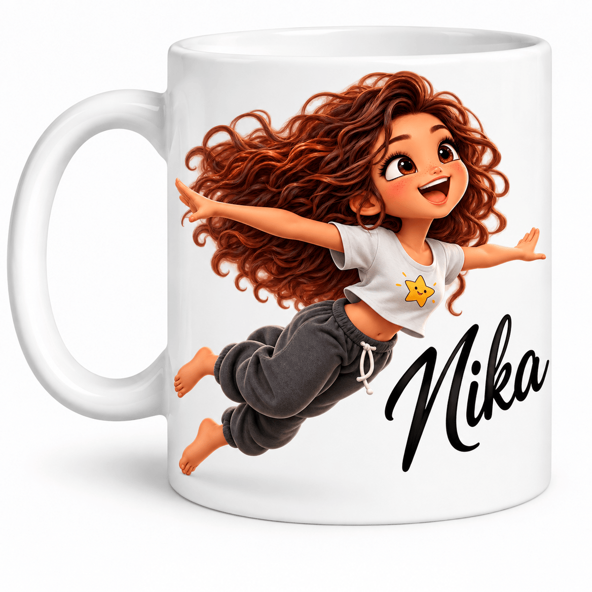Personalisierte Tasse mit Namen – 3D-Cartoon, Berufe & Spaß
