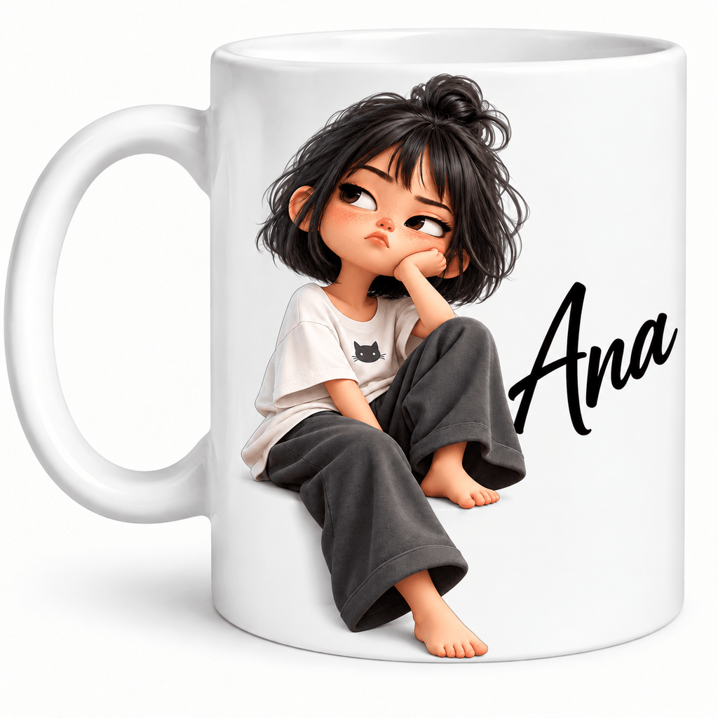 Personalisierte Tasse mit Namen – 3D-Cartoon, Berufe & Spaß
