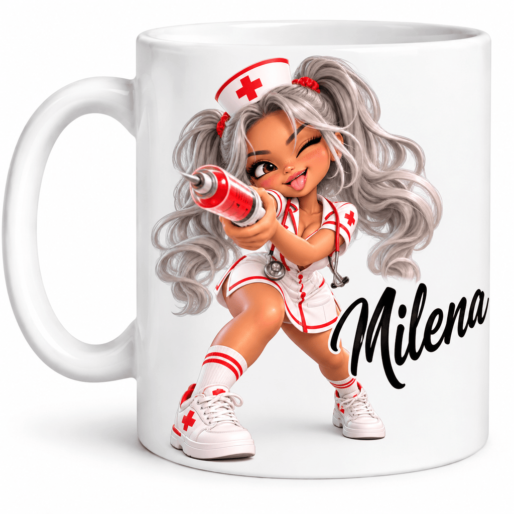 Personalisierte Tasse mit Namen – 3D-Cartoon, Berufe & Spaß