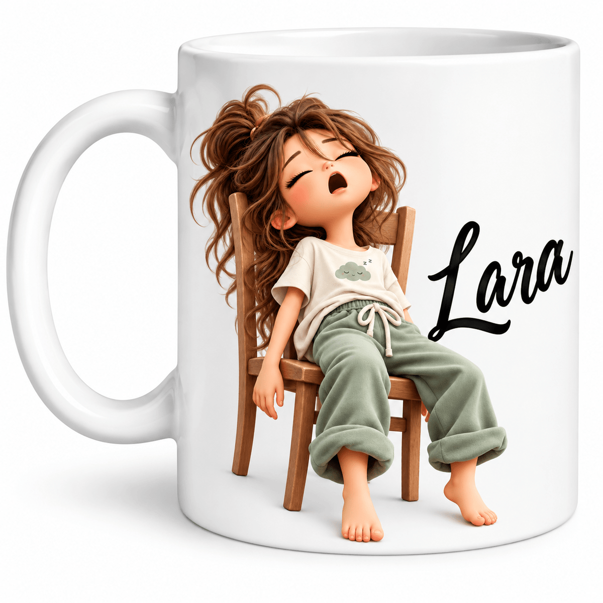 Personalisierte Tasse mit Namen – 3D-Cartoon, Berufe & Spaß