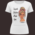 Personalisiertes Damen-T-Shirt mit Namen für Legende, Ehefrau, Mama und Oma Blonde

